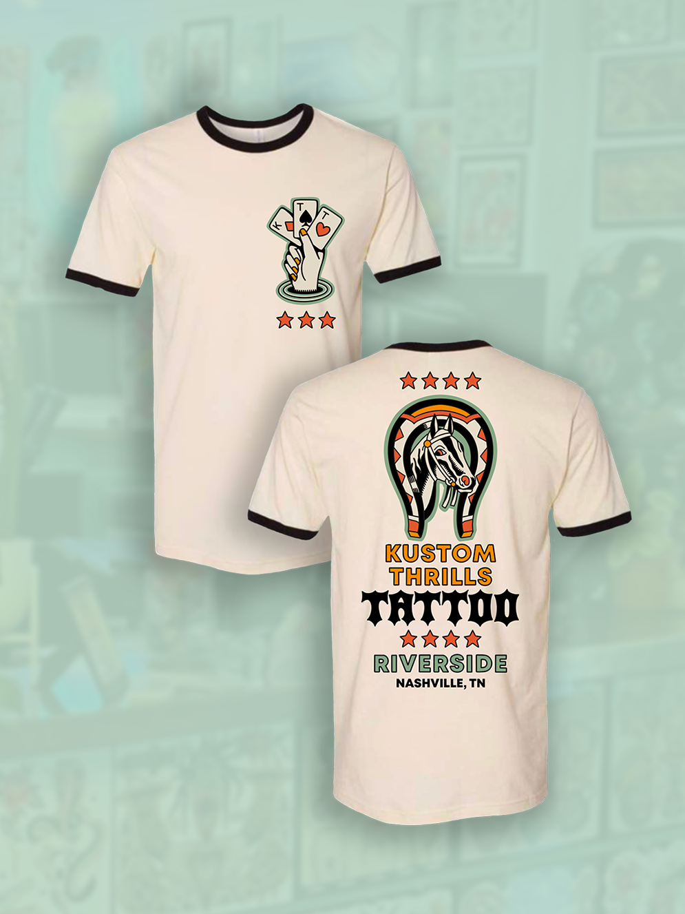 Riverside Shop Shirt - Ringer