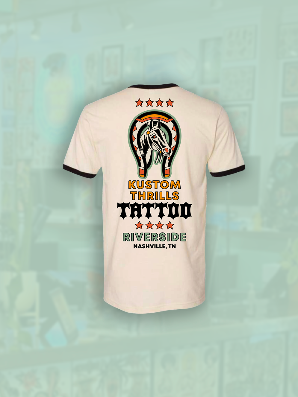 Riverside Shop Shirt - Ringer